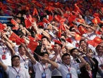 天津青年代表团参加第三届中越青年大联欢活动 - 共青团