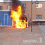 图为阿克苏市一面包车着大火危机配电室 - 消防网