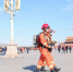北京天安门广场的橙色守护者们 - 消防网