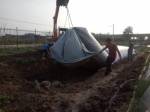 天津市蔬菜产业技术体系水肥岗位团队建立全国首个设施棚面新型集雨水窖 - 农业厅