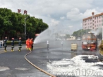 吉安消防成功处置一起盐酸槽罐车泄漏事故 - 消防网