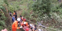 云南文山发生车祸致7人坠崖消防官兵及时救援全员生还 - 消防网