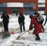 市残疾人综合服务园区积极开展扫雪活动 - 残疾人联合会