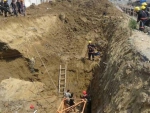 工人装塔吊土方坍塌3人被困 东营消防紧急救援 - 消防网