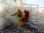 乌海消防开展氯气泄漏事故应急救援演练 - 消防网