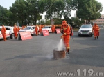 上海松江举行消防网格巡逻车发车仪式 - 消防网
