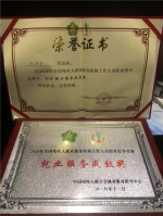 天津市代表队以团体第一的成绩荣获2018年度全国残疾人就业服务机构
工作人员职业指导大赛“就业服务成效奖” - 残疾人联合会