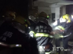 车库失火男子倒在地上 扬州消防紧急救援[图] - 消防网