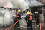 车棚突发大火险些蔓延 淮安消防快速扑救 - 消防网