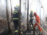 水泥罐车起火引燃路边山林 大理消防扑救 - 消防网