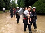 洪流滚滚 四川成都消防逆流而上投入抗洪抢险 - 消防网